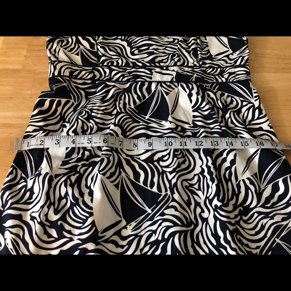 Vineyard Vines sailboat dress Navy/Wht - Picture 8 of 8